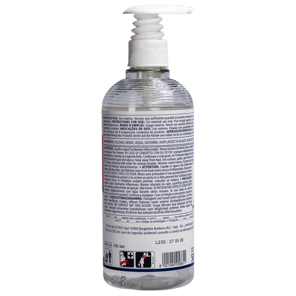 Gel désinfectant anti-bactéries