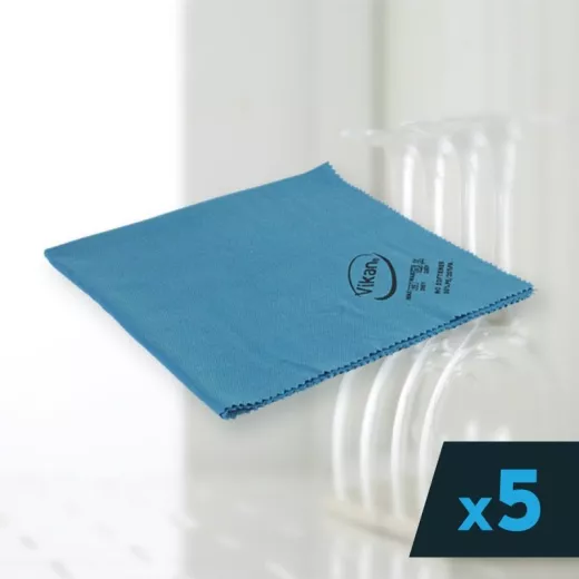 Pack de 5 microfibres spéciales vitres