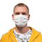 Lot de 2 Masques de protection en tissu lavables et réutilisables