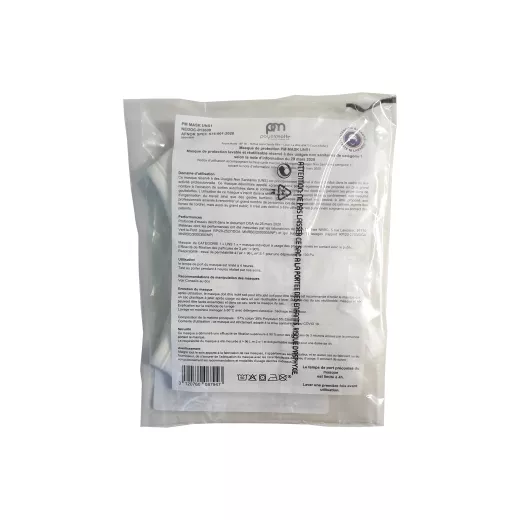 Masque de protection en tissu lavable et réutilisable