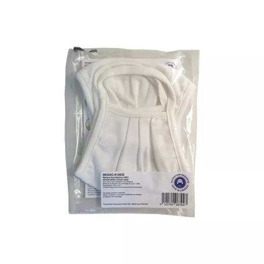Masque de protection anti virus en tissu lavable et réutilisable covid-19
