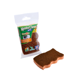 Éponge à vaisselle double face recyclée et antibactérienne Éponge à vaisselle double face recyclée et antibactérienne