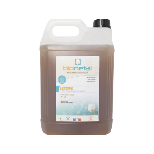 Lessive liquide anticalcaire écologique pour machine à laver