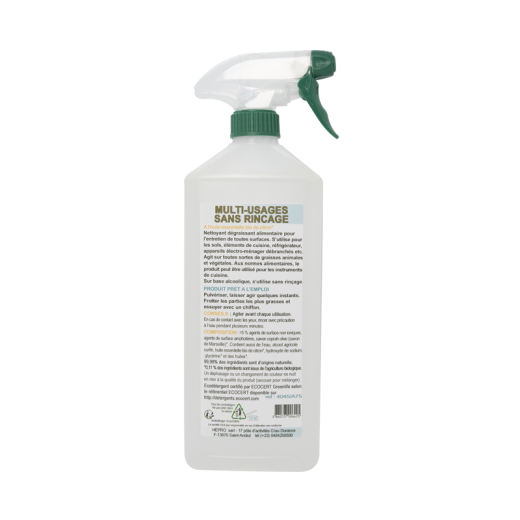 Nettoyant express multi-usage écologique sans rinçage