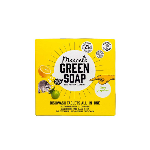 Pack de 24 tablettes lave-vaisselle écologiques Marcel’s Green Soap parfumées