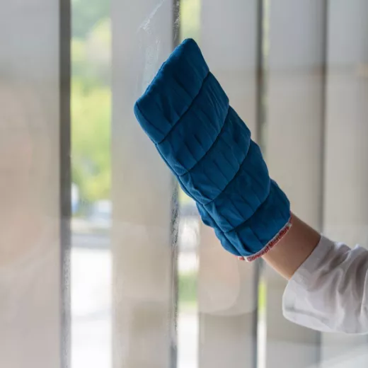 Gant de nettoyage pour vitres en microfibres