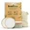 Lingettes démaquillantes lavables en fibre de bambou Bambaw