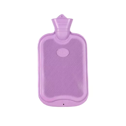 Bouillotte Eau Chaude avec Housse, modèle ananas poche à eau chaude en  silicone souple, violet HB042