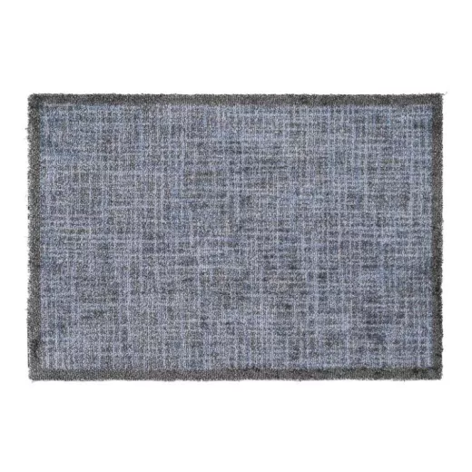 Tapis absorbant et décoratif en microfibres pour intérieur