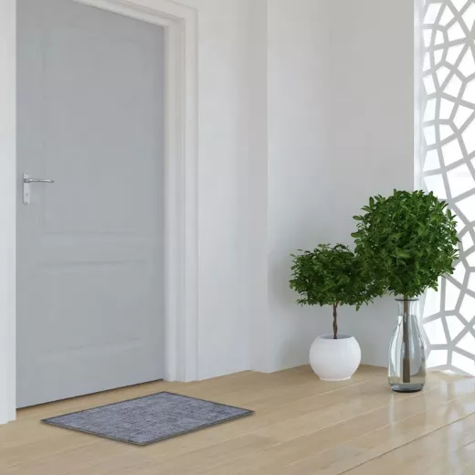 Tapis absorbant et décoratif en microfibres pour intérieur Tapis absorbant et décoratif en microfibres pour intérieur