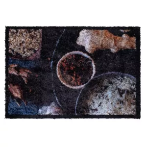 Tapis absorbant et décoratif en microfibres pour cuisine Tapis absorbant et décoratif en microfibres pour cuisine