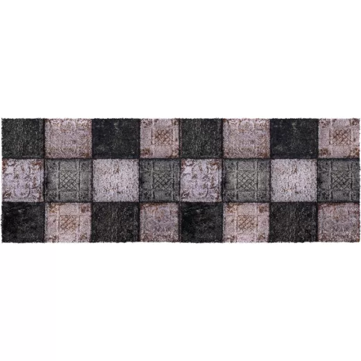 Tapis absorbant et décoratif en microfibres pour intérieur Tapis absorbant et décoratif en microfibres pour intérieur