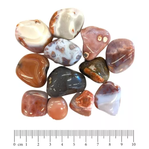 Pierre roulée d’Agate rouge Pierre roulée d’Agate rouge