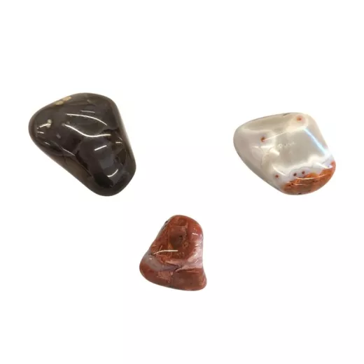 Pierre roulée d’Agate rouge Pierre roulée d’Agate rouge