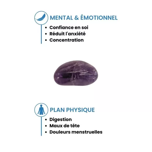 Pierre roulée Amétrine Pierre roulée Amétrine