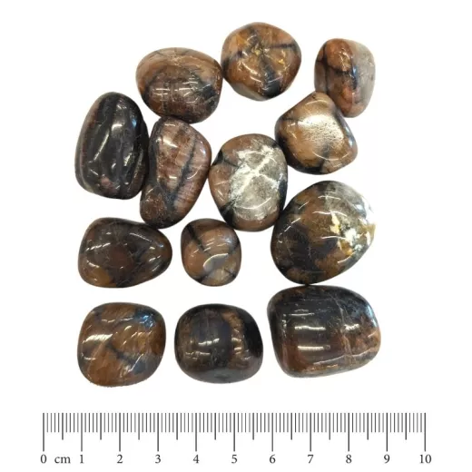 Pierre roulée Chiastolite Pierre roulée Chiastolite