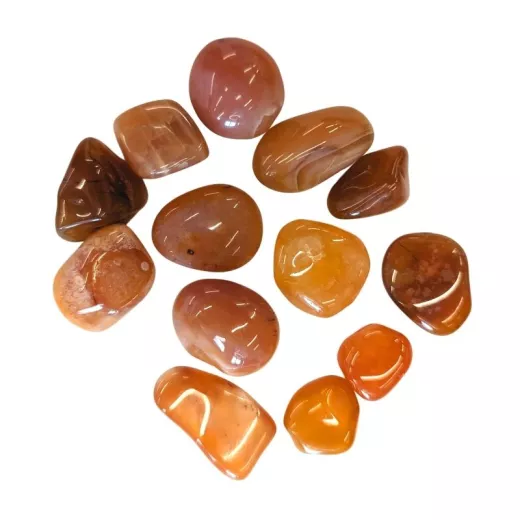 Pierre roulée Cornaline Pierre roulée Cornaline