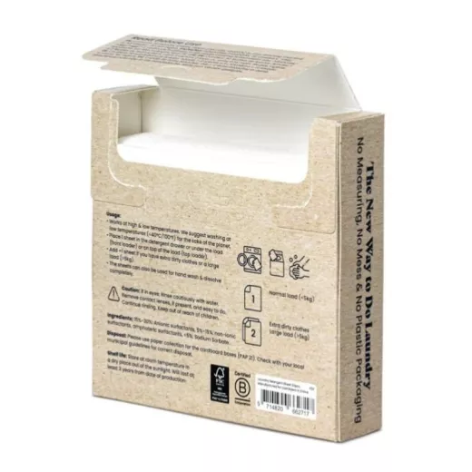 Feuilles de lessive écologiques Feuilles de lessive écologiques