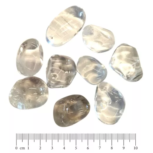 Pierre roulée Cristal de roche Pierre roulée Cristal de roche