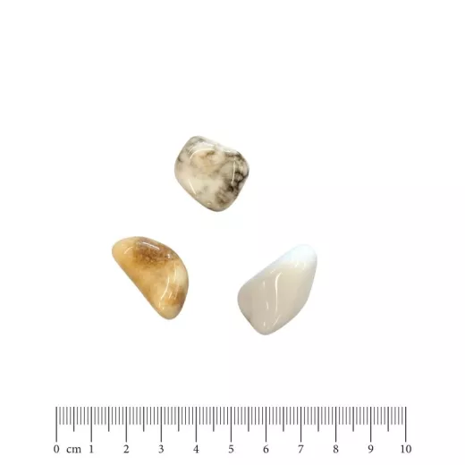 Pierre roulée Howlite blanche