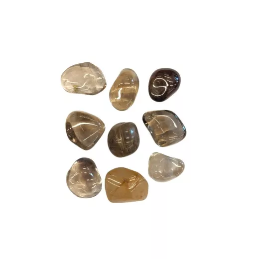 Pierre roulée Quartz rutile Pierre roulée Quartz rutile