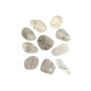Pierre roulée Quartz tourmaline Pierre roulée Quartz tourmaline