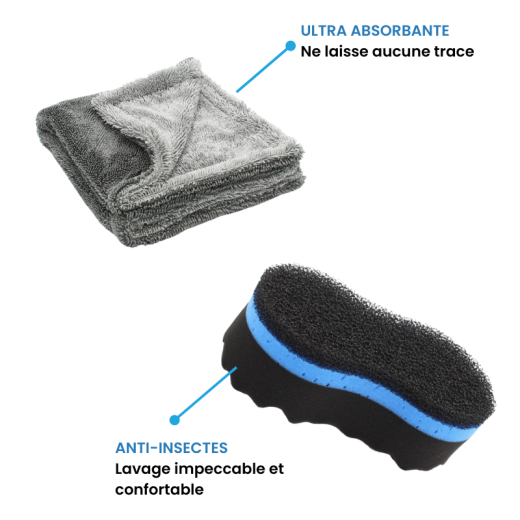 Kit été lavage et séchage de la voiture Kit été lavage et séchage de la voiture