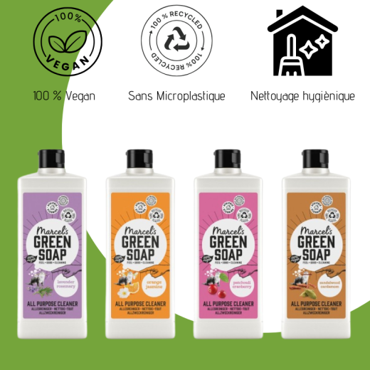 Détergent nettoie-Tout Green Soap parfumé écologique