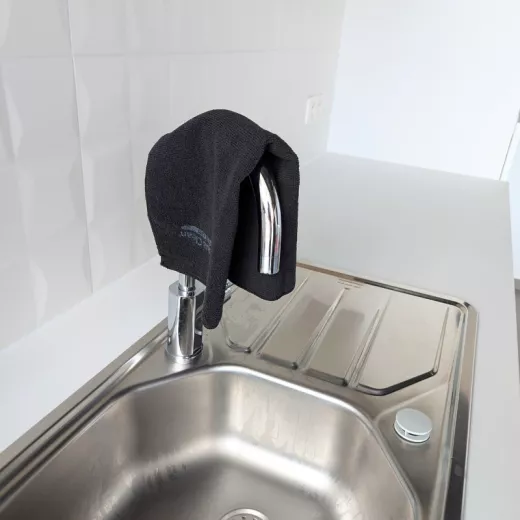 Chiffon en microfibre 100% recyclée multi-usage et recyclable Chiffon en microfibre 100% recyclée multi-usage et recyclable