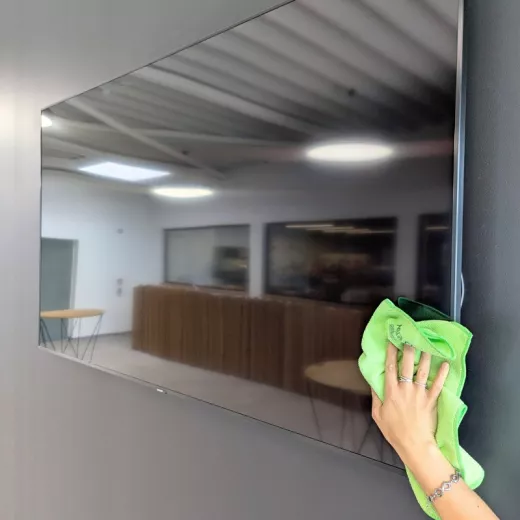 Chiffon en microfibre 100% recyclée multi-usage et recyclable Chiffon en microfibre 100% recyclée multi-usage et recyclable