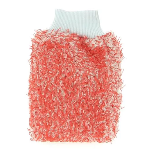 Gant de shampoinage (Gris / rouge)