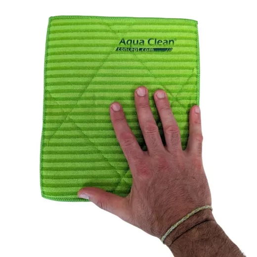 Lingette nettoyante rigide en microfibres de bambou double face Lingette nettoyante rigide en microfibres de bambou double face