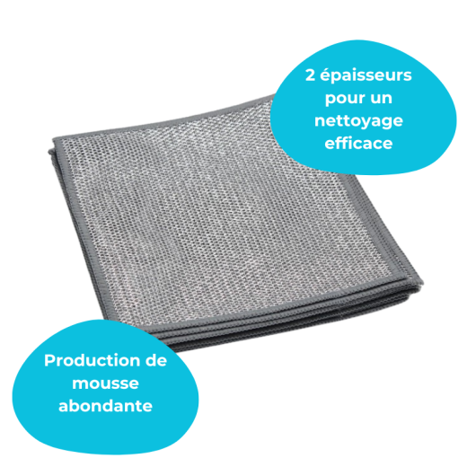 Lavette vaisselle métallique – Nettoyage puissant et efficace