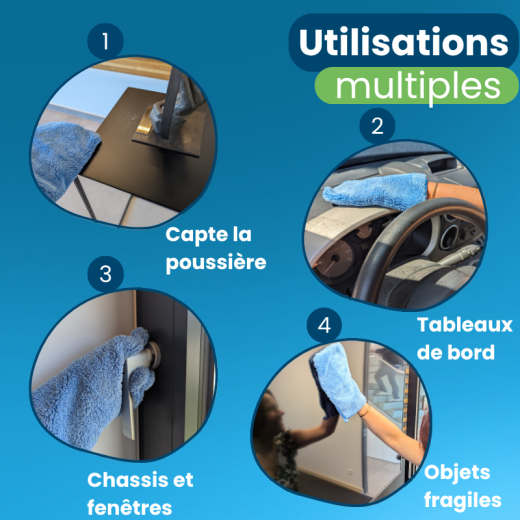 Gant microfibre élégant - Douceur et efficacité