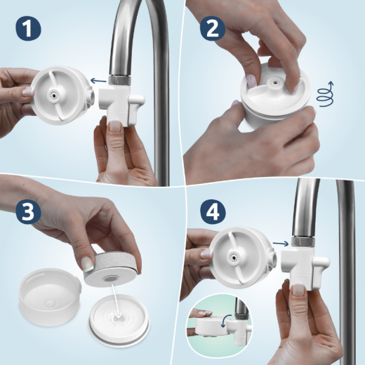 Pack de 6 cartouches pour filtre EcoPro Compact Tappwater