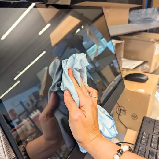 Microfibre double face pour vitres Aqua Clean Concept Microfibre double face pour vitres Aqua Clean Concept