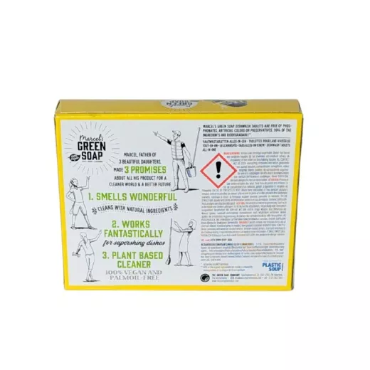 Pack de 24 tablettes lave-vaisselle écologiques Marcel’s Green Soap parfumées