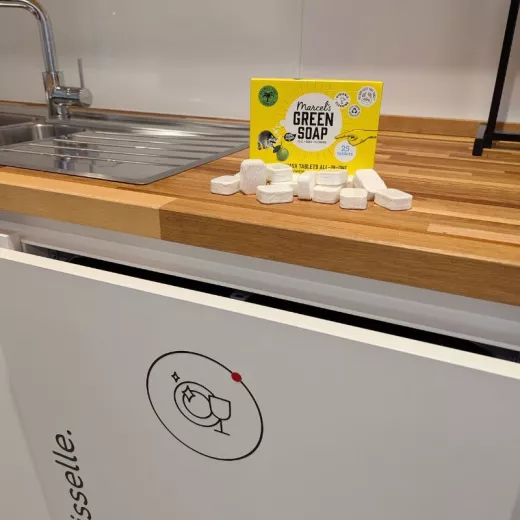 Pack de 24 tablettes lave-vaisselle écologiques Marcel’s Green Soap parfumées