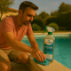 Produit nettoyant écologique pour ligne d’eau de piscine en spray ou en bidon