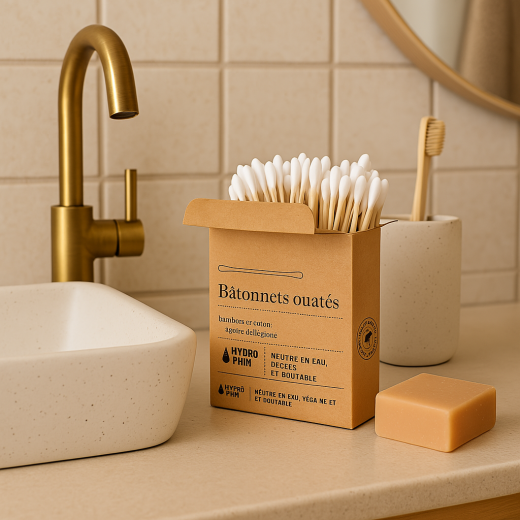 Cotons tiges en bambou sans plastique de Hydrophil Cotons tiges en bambou sans plastique de Hydrophil