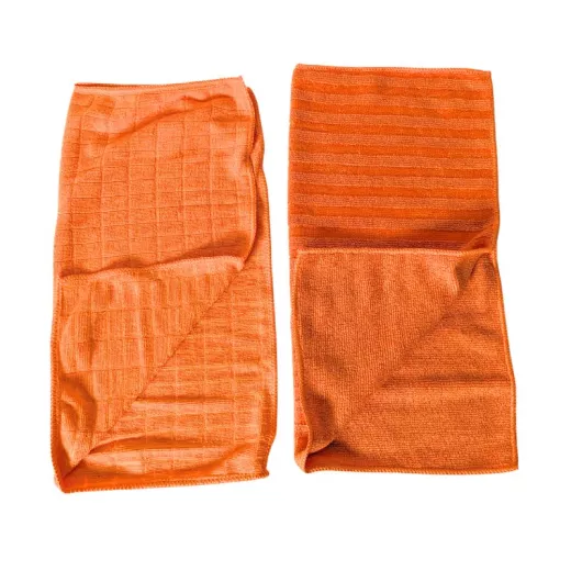 Kit de deux lavettes en microfibres spéciales cuisine de Best Clean Kit de deux lavettes en microfibres spéciales cuisine de Best Clean