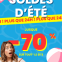 Soldes de juillet 2025 : profitez de promotions jusqu'à -70% lors de la seconde démarque, valable jusqu'au 31 juillet.