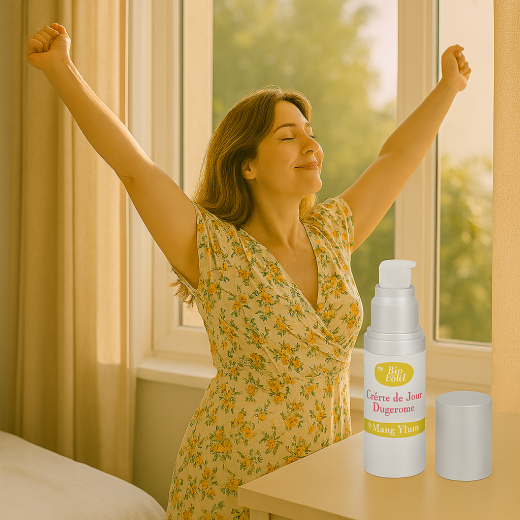 Crème de jour anti-rides Ylang Ylang de Bio neuf Crème de jour anti-rides Ylang Ylang de Bio neuf