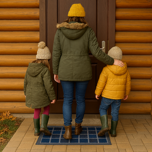 Paillasson extérieur (tapis d'entrée) grattant en caoutchouc Paillasson extérieur (tapis d'entrée) grattant en caoutchouc