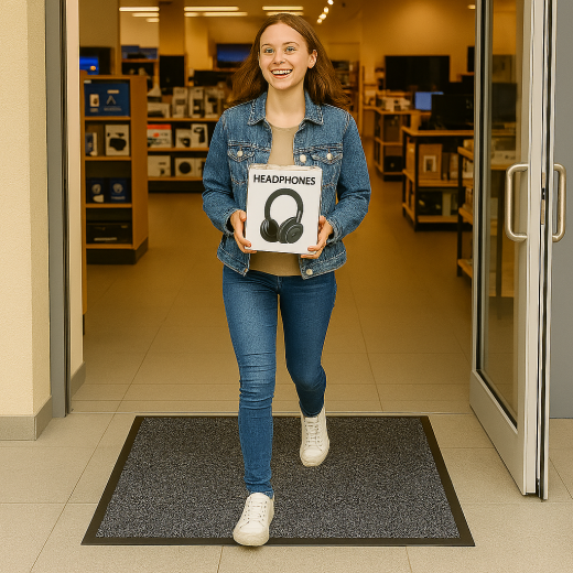 Tapis d'entrée anti-poussière fort passage (pour commerces) Tapis d'entrée anti-poussière fort passage (pour commerces)