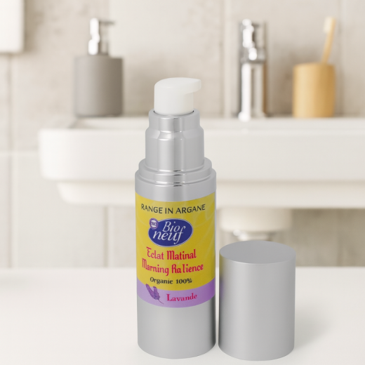 Huile sèche Éclat matinal à la lavande de Bio neuf