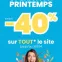Opération Printemps : jusqu'à -40% : profitez de promotions sur tout le site ! Valable jusqu'au 30 avril inclus
