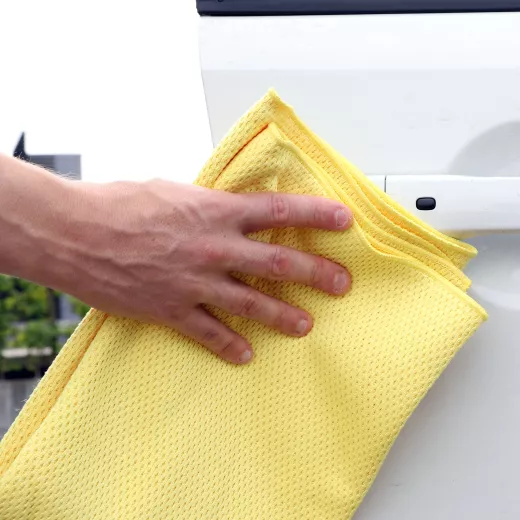 Acheter Serviette de lavage de voiture en microfibre, chiffon de