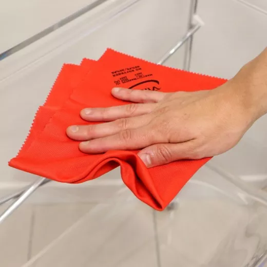 Garantie de 100 % microfibre haute qualité pour les vitres Garantie de 100 % microfibre haute qualité pour les vitres