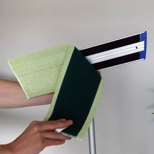 Serpillère microfibre Mop lime pour surfaces lisses Serpillère microfibre Mop lime pour surfaces lisses